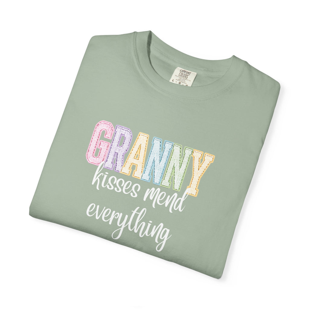Granny Kisses Mend Everything T-Shirt — Pastel Grandma Gift