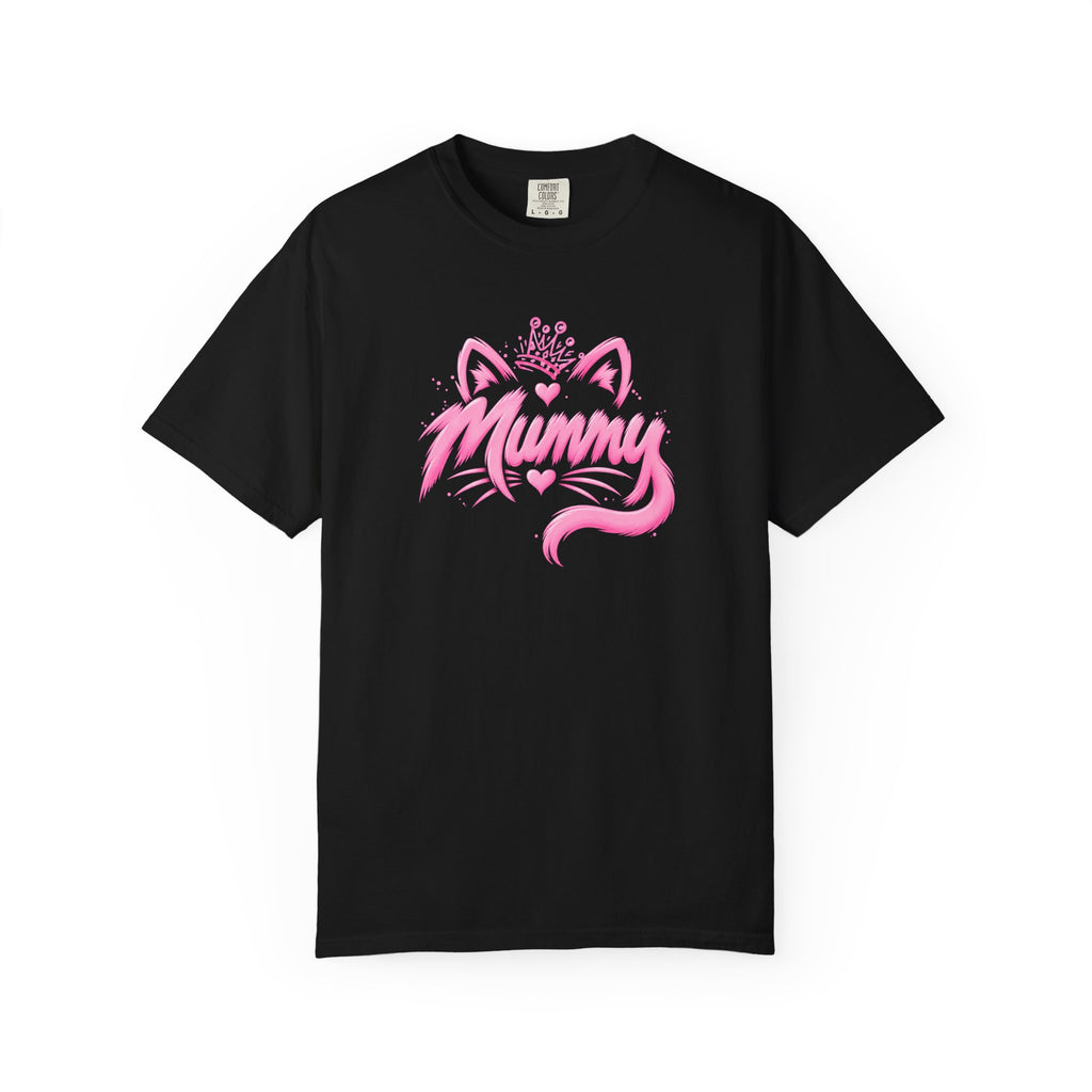 Mummy Cat Crown T‑Shirt