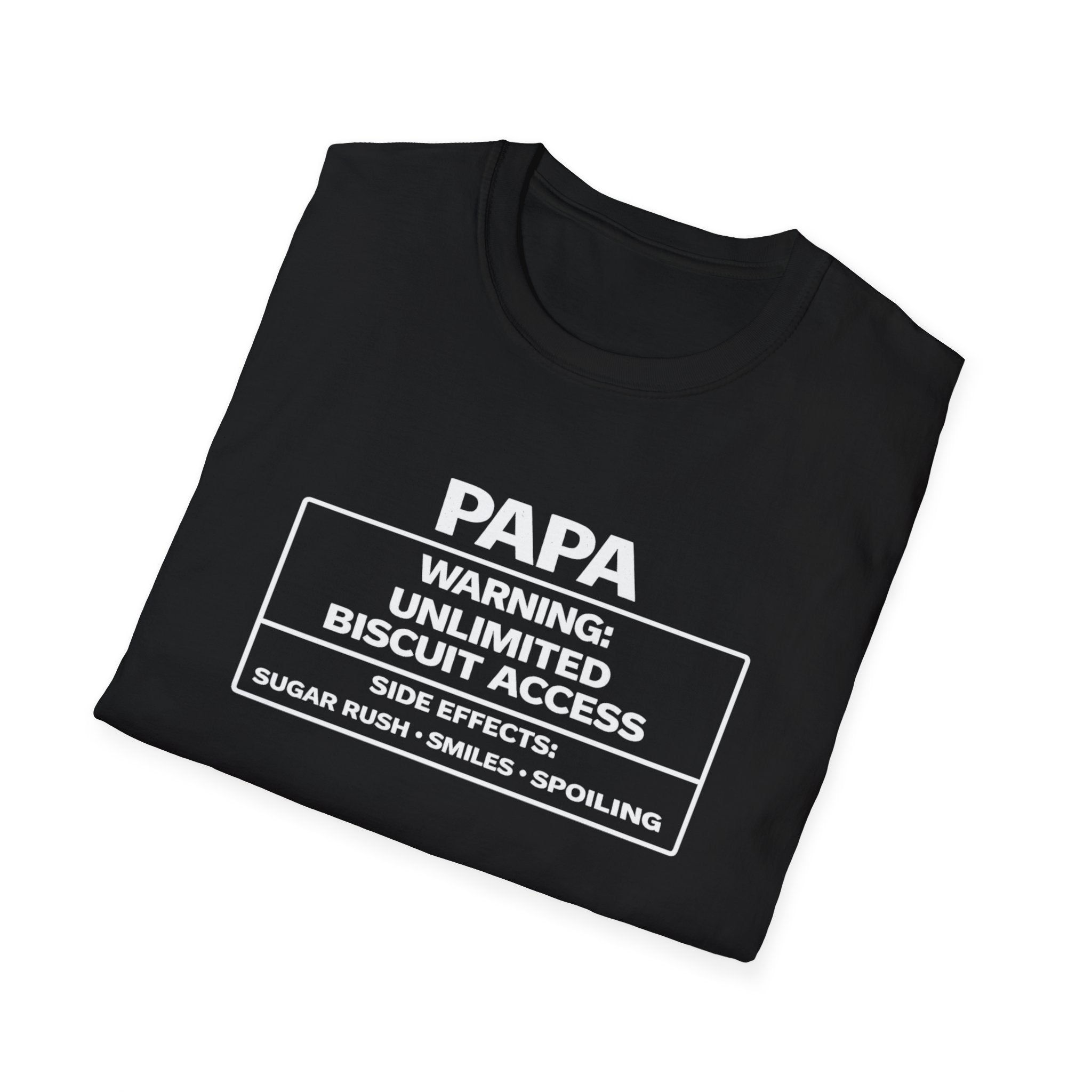 Papa Warning: Unlimited Biscuit Access T-Shirt