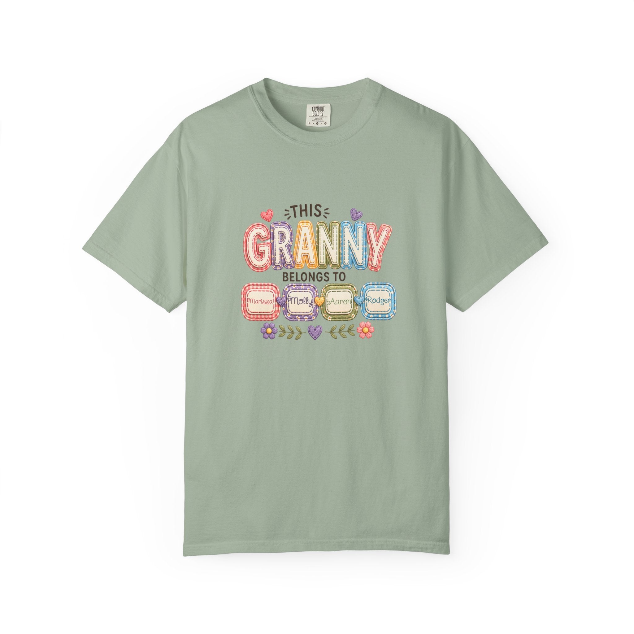 Granny Belongs To Grandkids T-Shirt — Cute Floral Grandma Gift