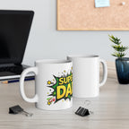 Super Dad Comic-Style Mug – 11oz Father’s Day Coffee Cup