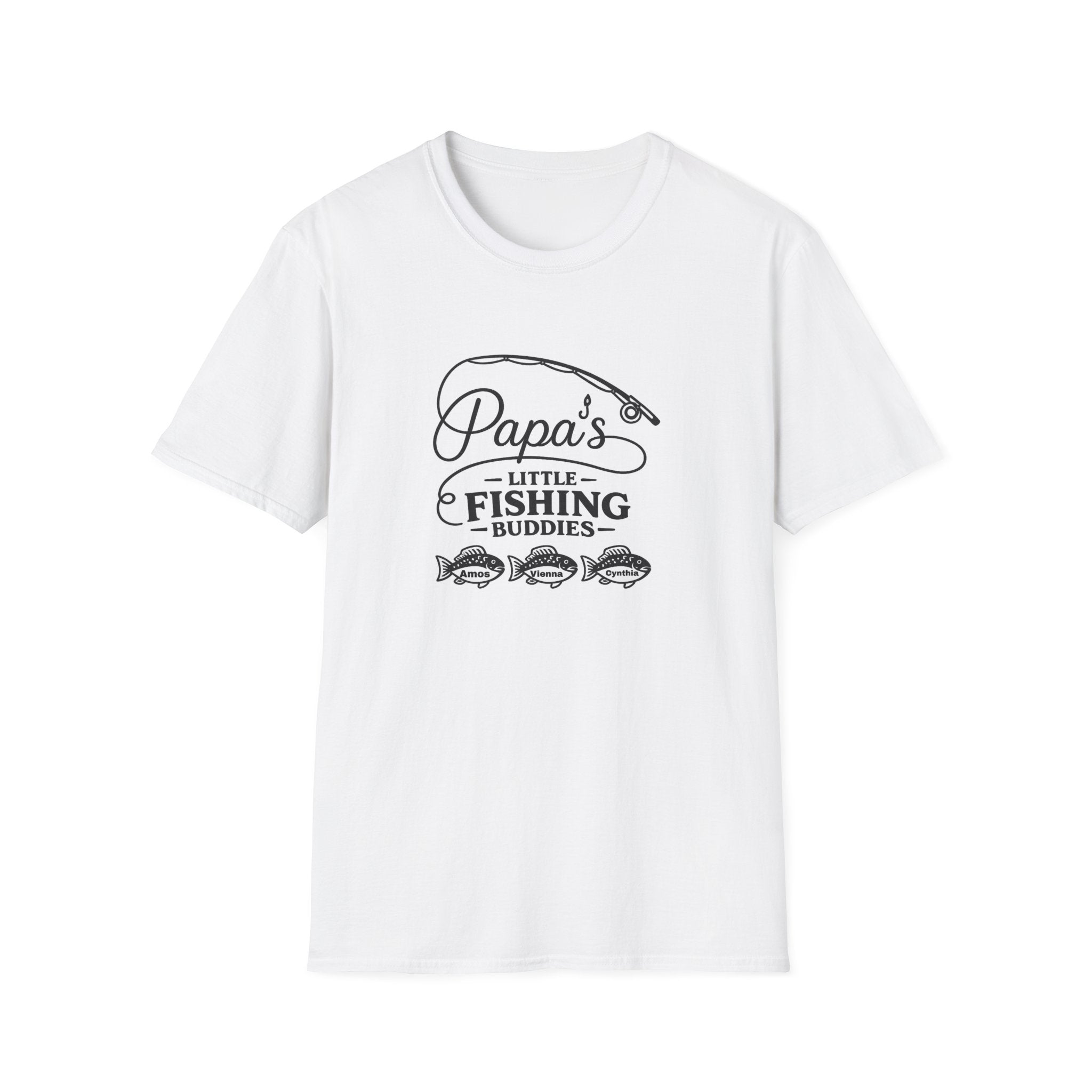 Papa's Little Fishing Buddies T-Shirt – Father-Child Fishing Tee