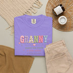 Granny Floral Graphic T-Shirt — "Granny makes the world a little softer, a little kinder, a little warmer"
