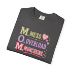 M.O.M. Graphic T-Shirt — "Mess Overload Munchkins" Cute Mom Tee