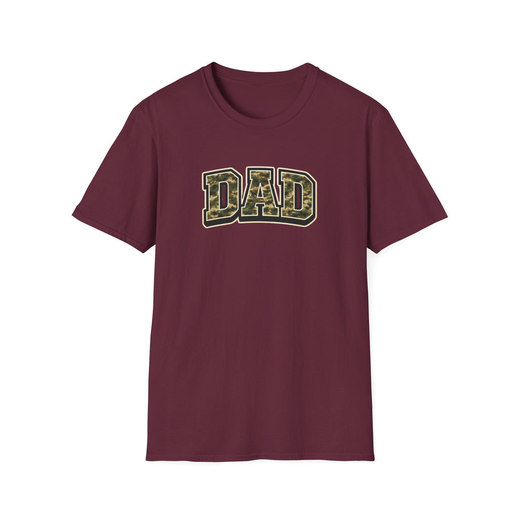 Dad Camo T‑Shirt — Military Camouflage 'DAD' Father's Day Tee