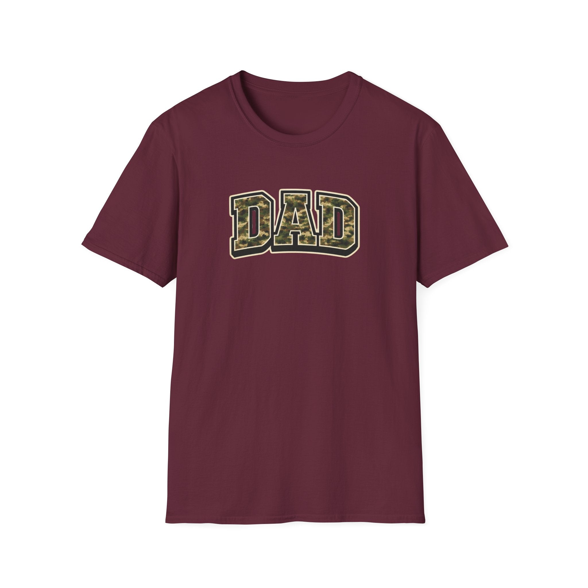 Dad Camo T‑Shirt — Military Camouflage 'DAD' Father's Day Tee