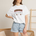 Mummy Camo Heart Graphic T-Shirt — "Mummy, leave her little layers" Retro Mum Tee