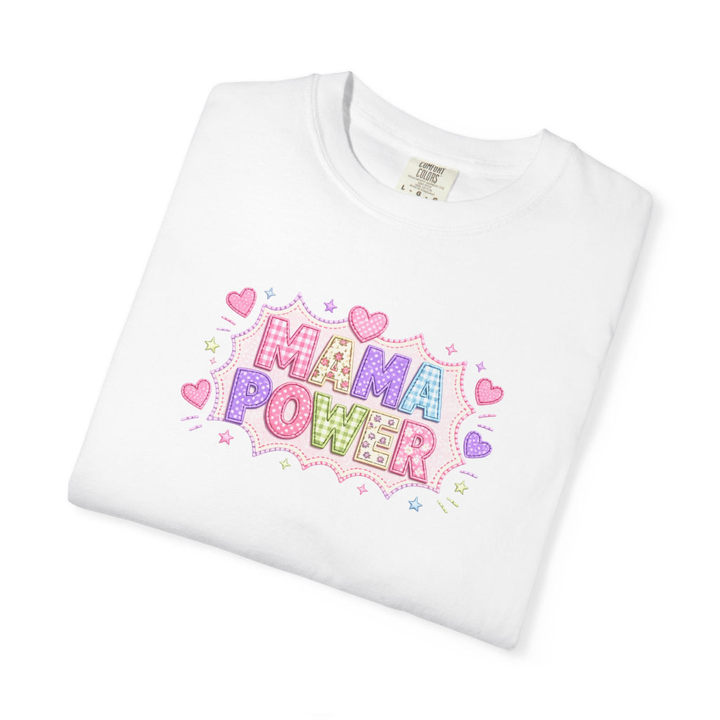 Mama Power T-Shirt — Cute Pastel Mom Pride Graphic Tee