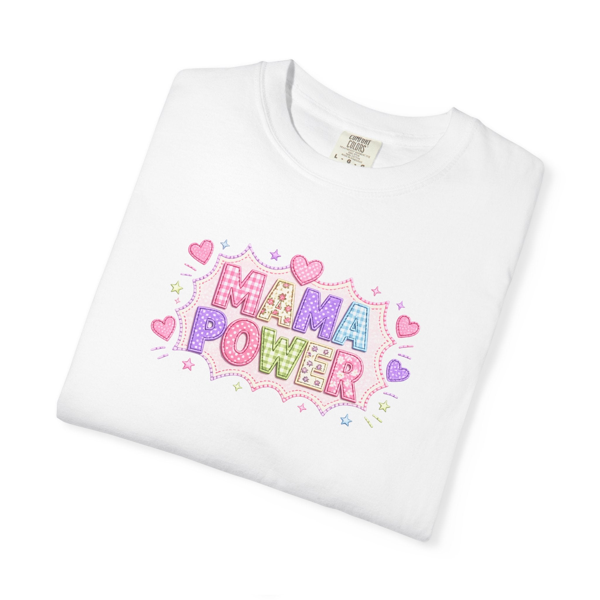 Mama Power T-Shirt — Cute Pastel Mom Pride Graphic Tee
