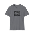 T-Shirt — "Papa is the Boss" Funny Father's Day Tee