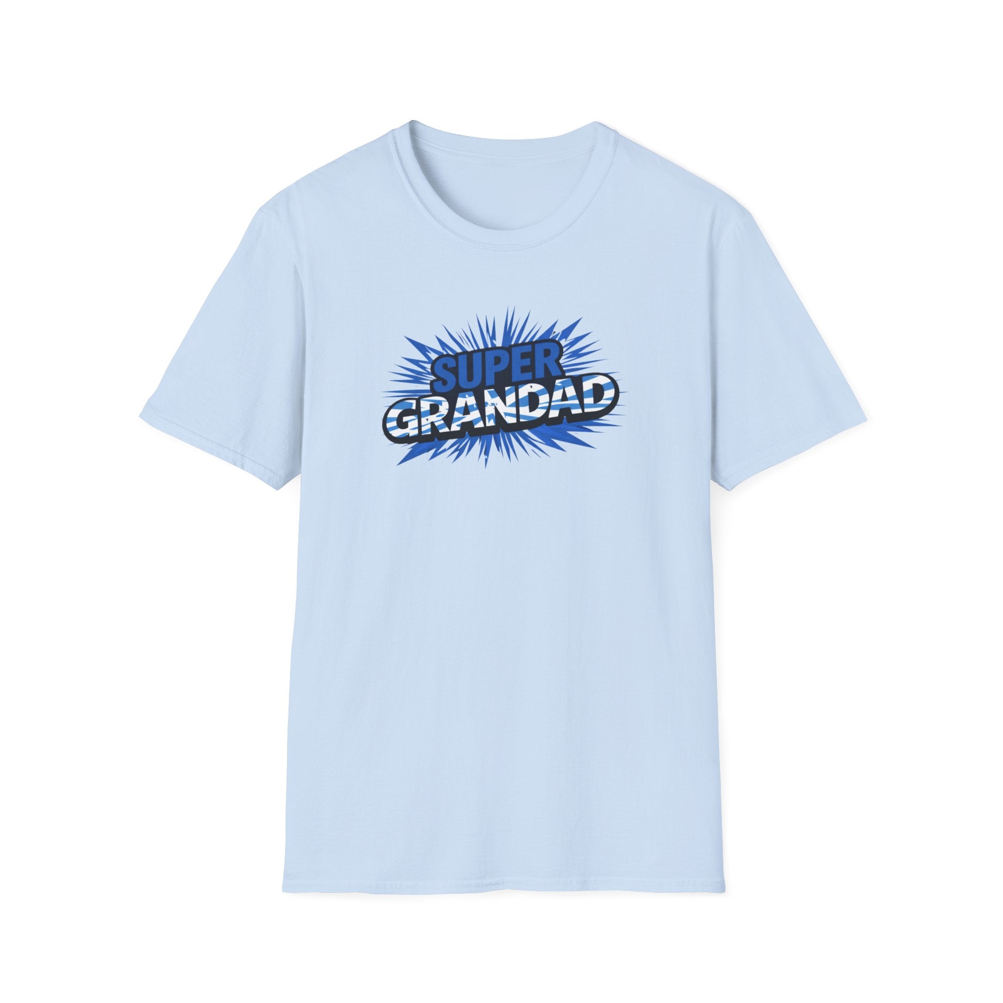 Super Grandad Scotland Flag/Scottish themed T-Shirt — Retro Comic Gift for Grandpa, Father’s Day & Birthday
