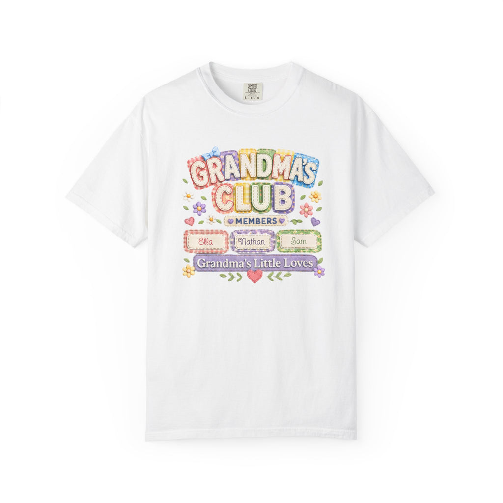 Grandmas Club T-Shirt — Grandma’s Little Loves Graphic Tee