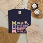 M.U.M. Mom Acronym Graphic Tee — Mess, Utter Chaos, Munchkins & Mother Love T-Shirt