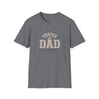 Proper Dad T-Shirt – Vintage Crown Father's Day Tee for Proud Dads