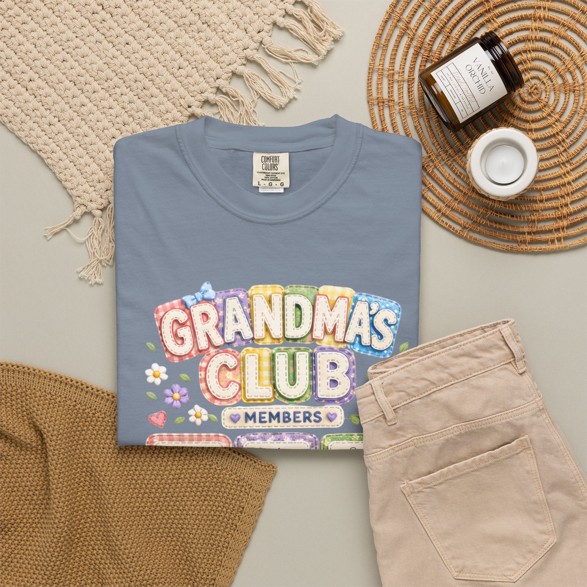 Grandmas Club T-Shirt — Grandma’s Little Loves Graphic Tee