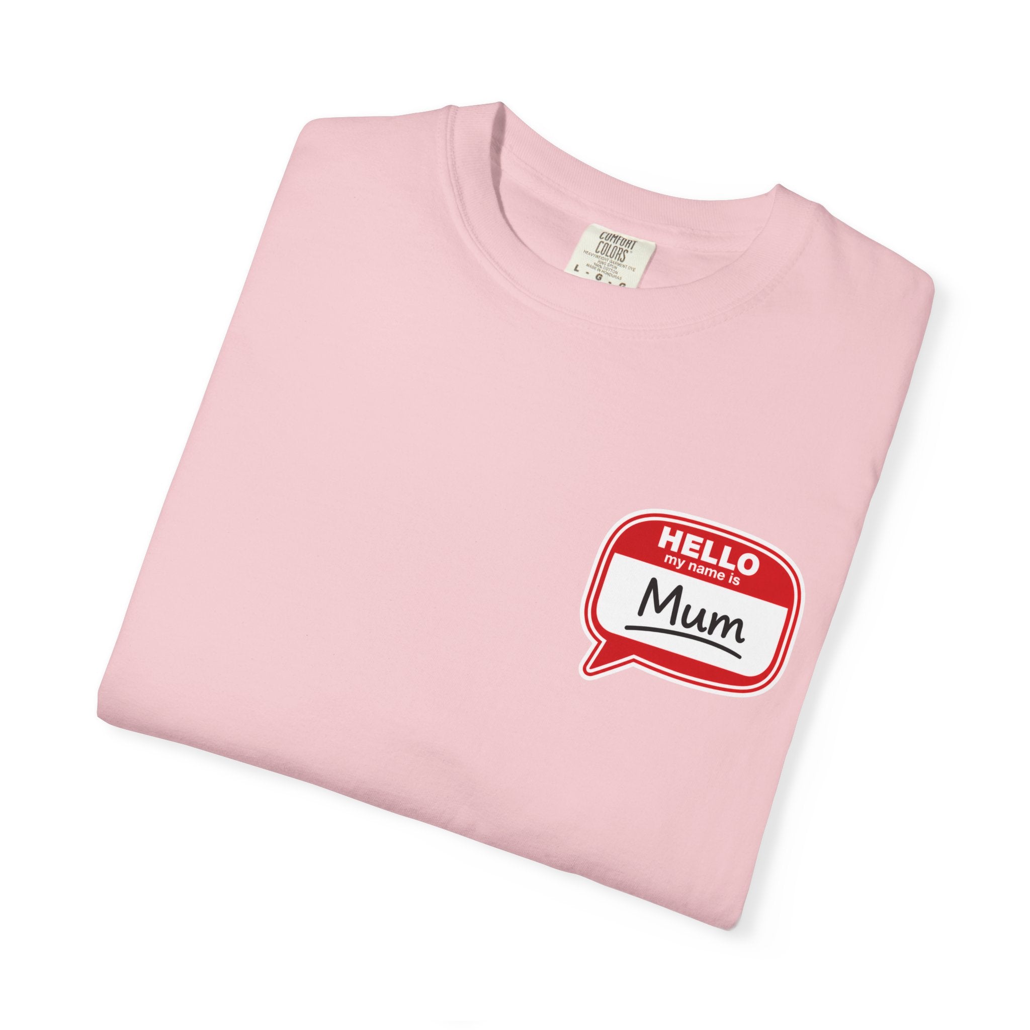 Hello Mum Speech Bubble T-Shirt — Cute Retro Mom Graphic Tee