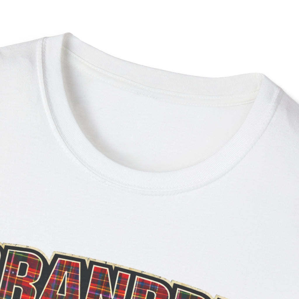 Grandpa EST. 2026 T-Shirt — New Grandpa Plaid Announcement Tee