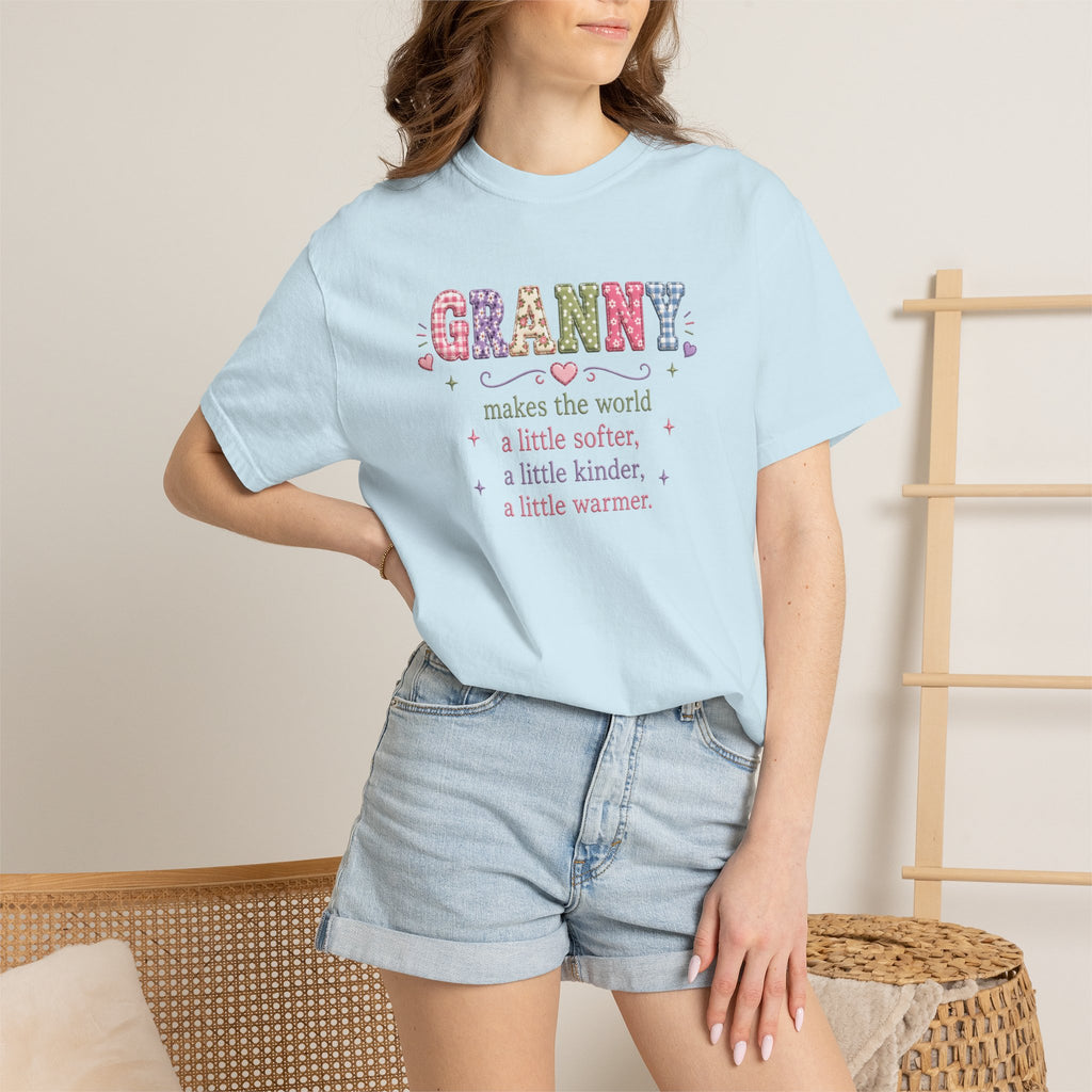 Granny Floral Graphic T-Shirt — "Granny makes the world a little softer, a little kinder, a little warmer"