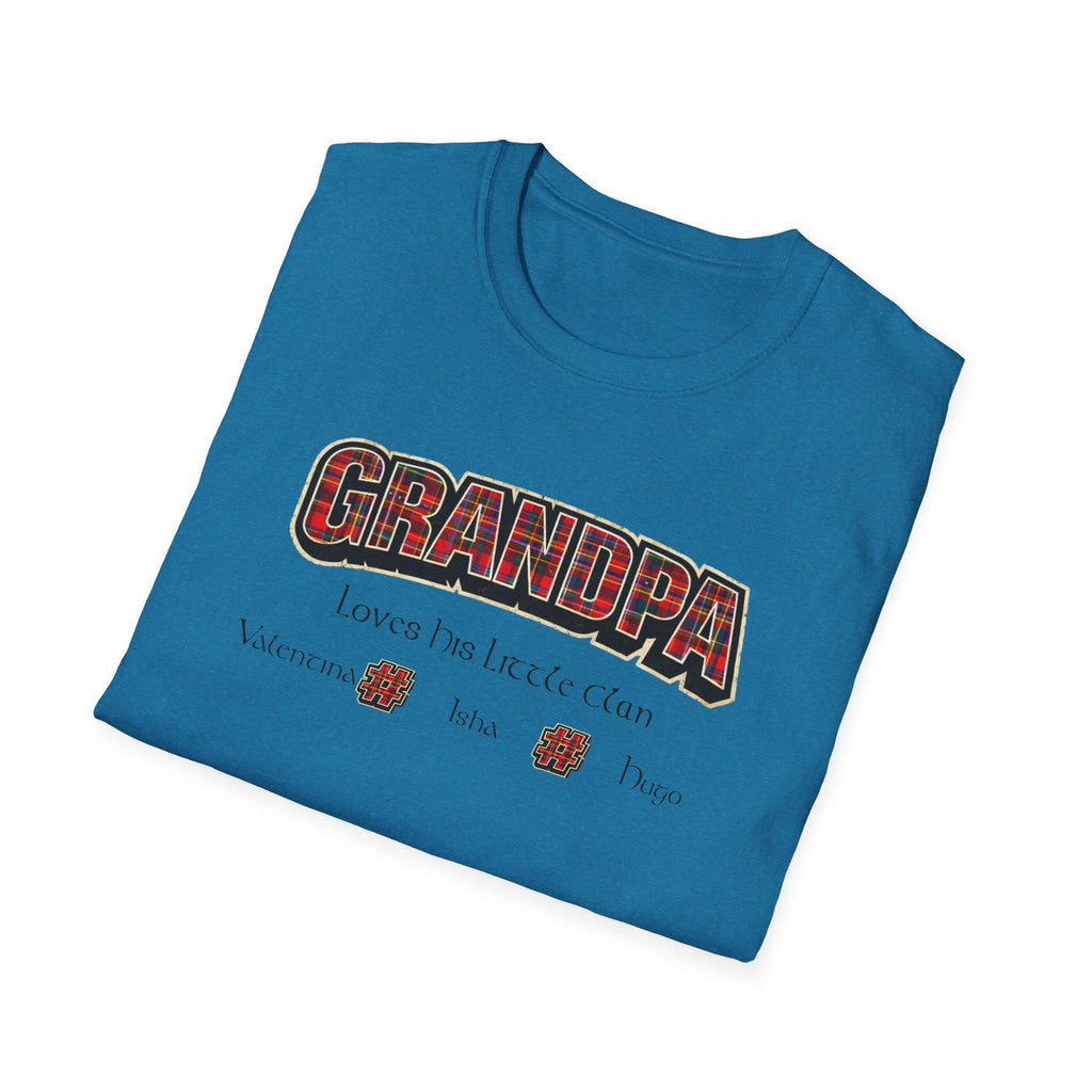 Grandpa Loves His Little Clan T-Shirt — Funny Father's Day Gift for Beer-Loving Grandpa
