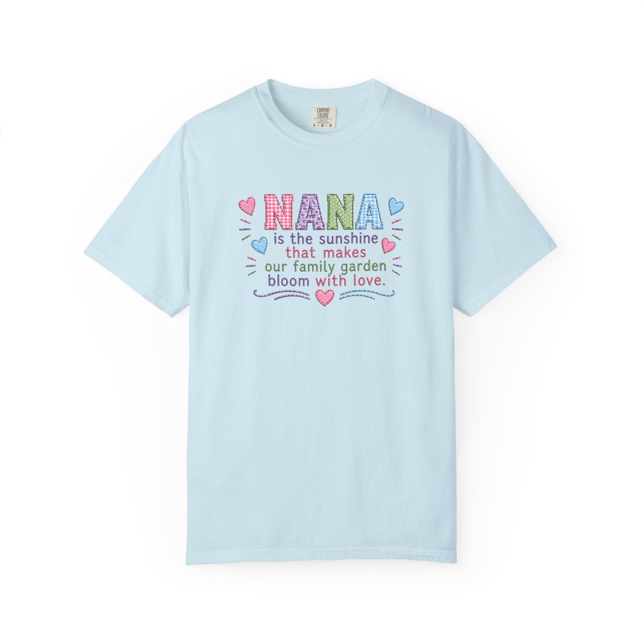 Nana Sunshine Floral T-Shirt — “NANA is the sunshine that makes our family garden bloom with love”
