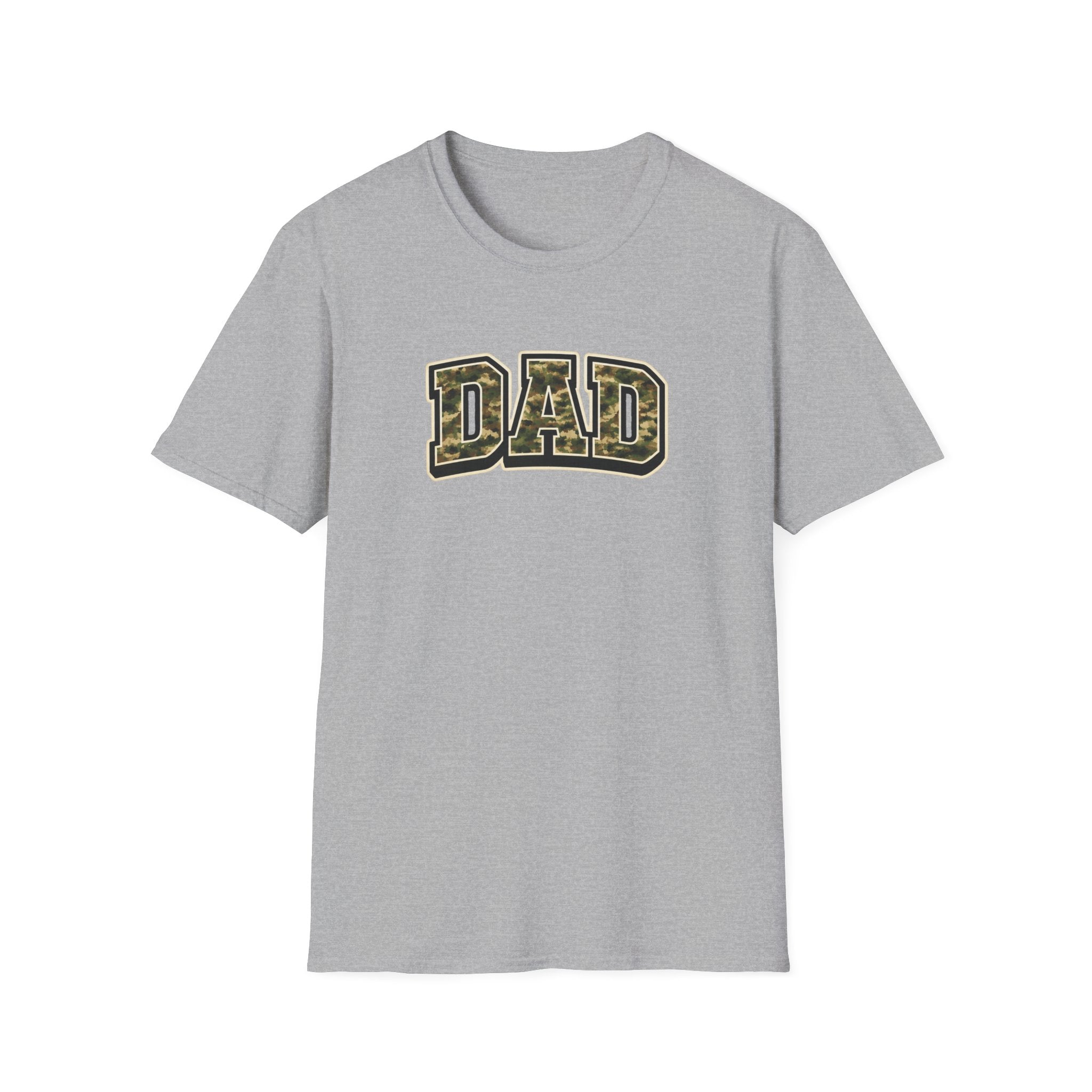 Dad Camo T‑Shirt — Military Camouflage 'DAD' Father's Day Tee