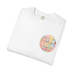 T-Shirt — "Gran Club" Retro Floral Badge Tee