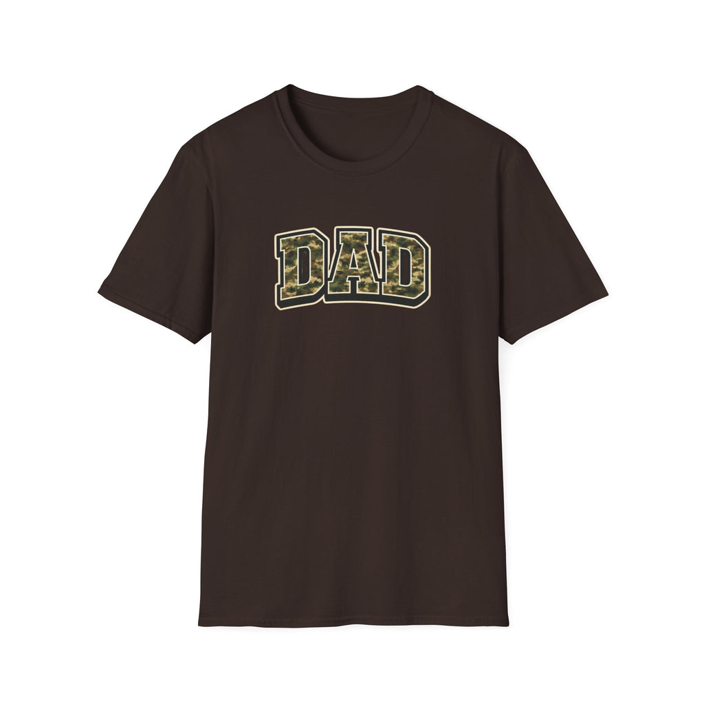 Dad Camo T‑Shirt — Military Camouflage 'DAD' Father's Day Tee