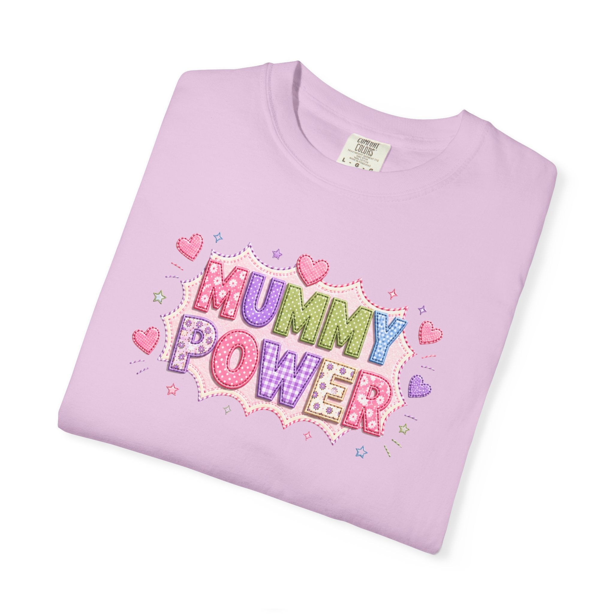 Mummy Power T-Shirt — Cute Pink Heart Mother's Day Tee