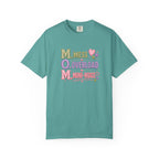Mom Acronym Graphic T-Shirt — “M.O.M. Mess Overload Mini-Hugs” Cute Pastel Mothers Day Tee