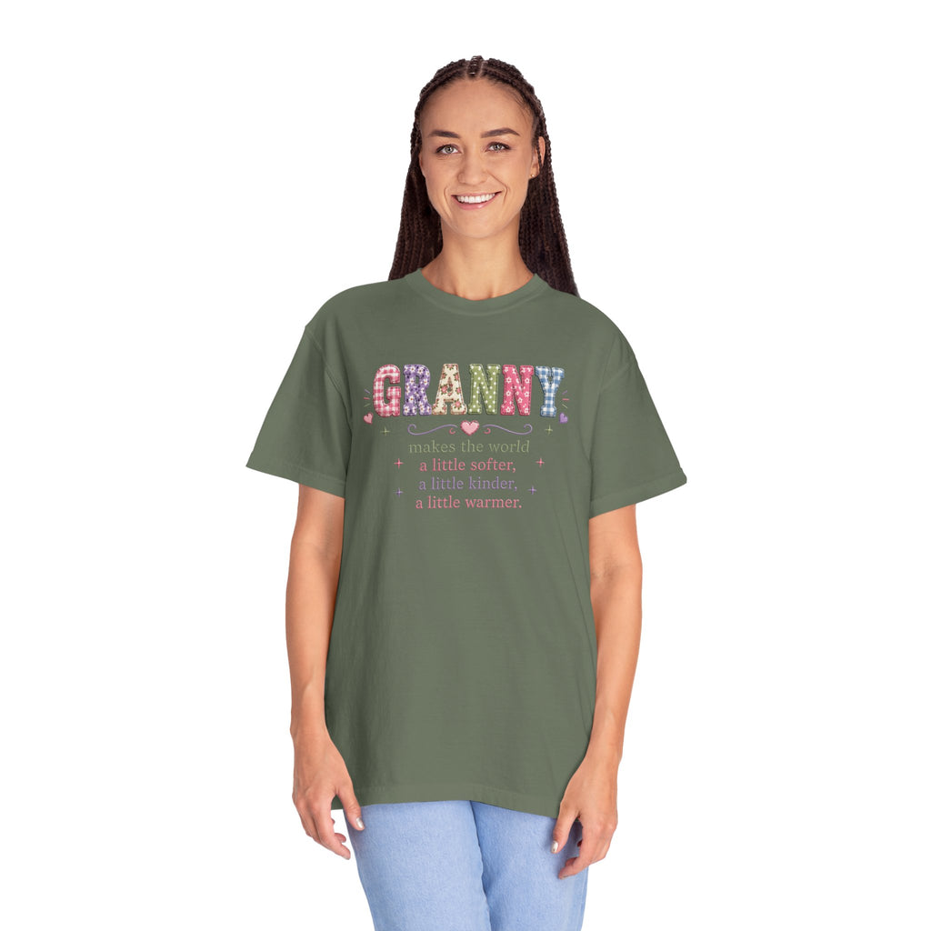 Granny Floral Graphic T-Shirt — "Granny makes the world a little softer, a little kinder, a little warmer"