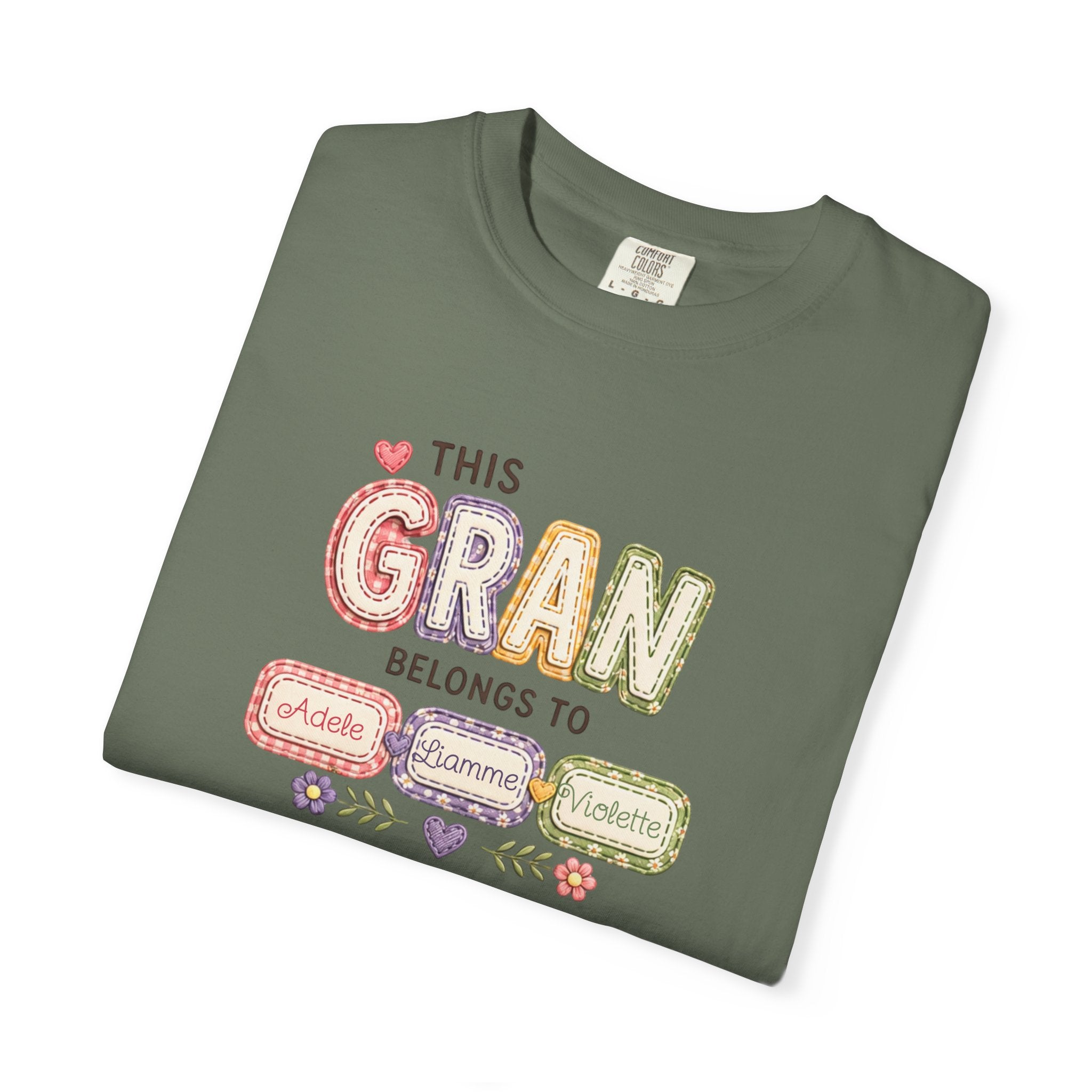 Gran Belongs To T-Shirt — Personalized "This Gran Belongs To" Family Names Tee
