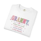 Granny Floral Graphic T-Shirt — "Granny makes the world a little softer, a little kinder, a little warmer"