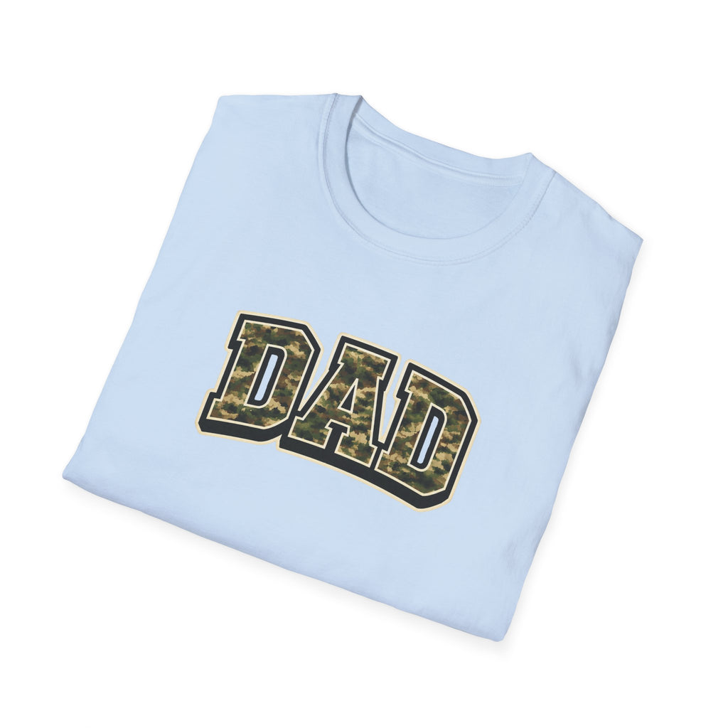 Dad Camo T‑Shirt — Military Camouflage 'DAD' Father's Day Tee