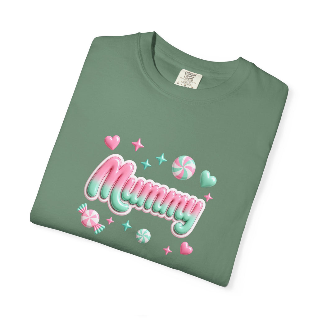 Mummy Pastel Candy Script T-Shirt