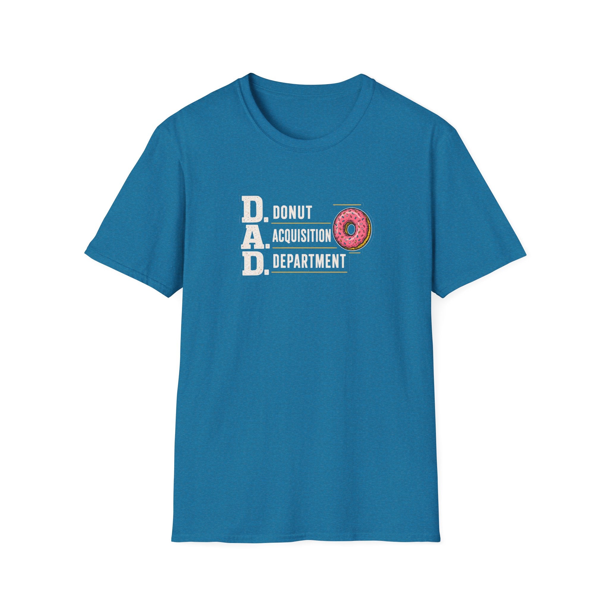 Donut Acquisition Department T-Shirt – D.A.D. Funny Dad Shirt for Donut Lovers