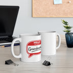 Grandmother Mug — "Hello My Name Is Grandmother" Coffee Cup | Gift for Grandma, Mother’s Day & Birthday