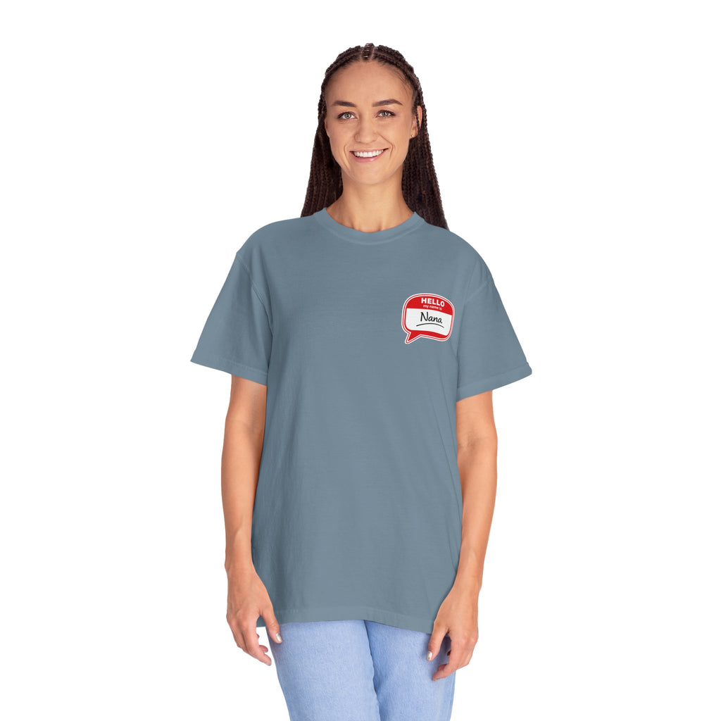 Nana Name Badge T-Shirt