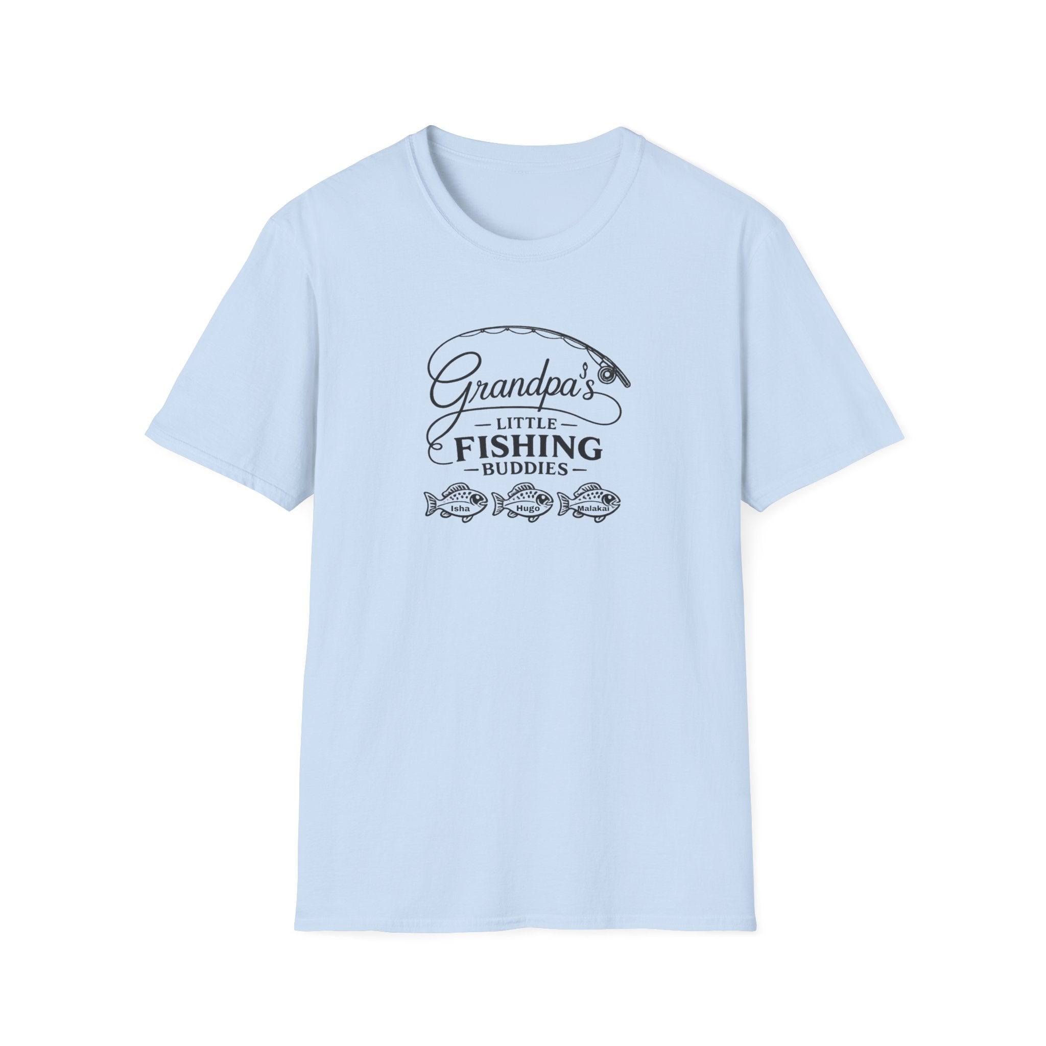 Grandpa's Little Fishing Buddies T-Shirt — Father's Day Fisherman Gift