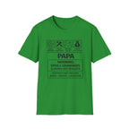 Papa Warning T-Shirt — Funny Grandpa Gift, 'Spoils Grandkids & Hands Out Biscuits' Tee