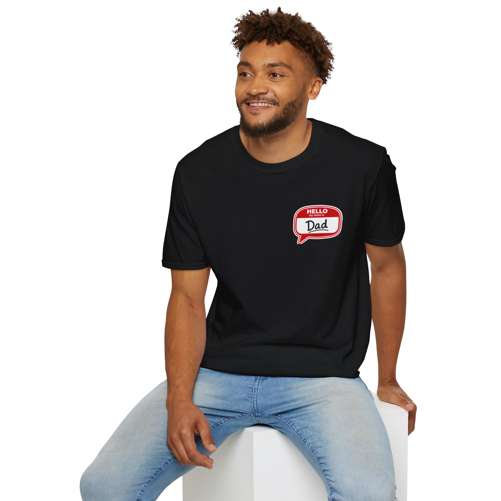 Hello Dad Speech Bubble T-Shirt — Father's Day Gift Tee