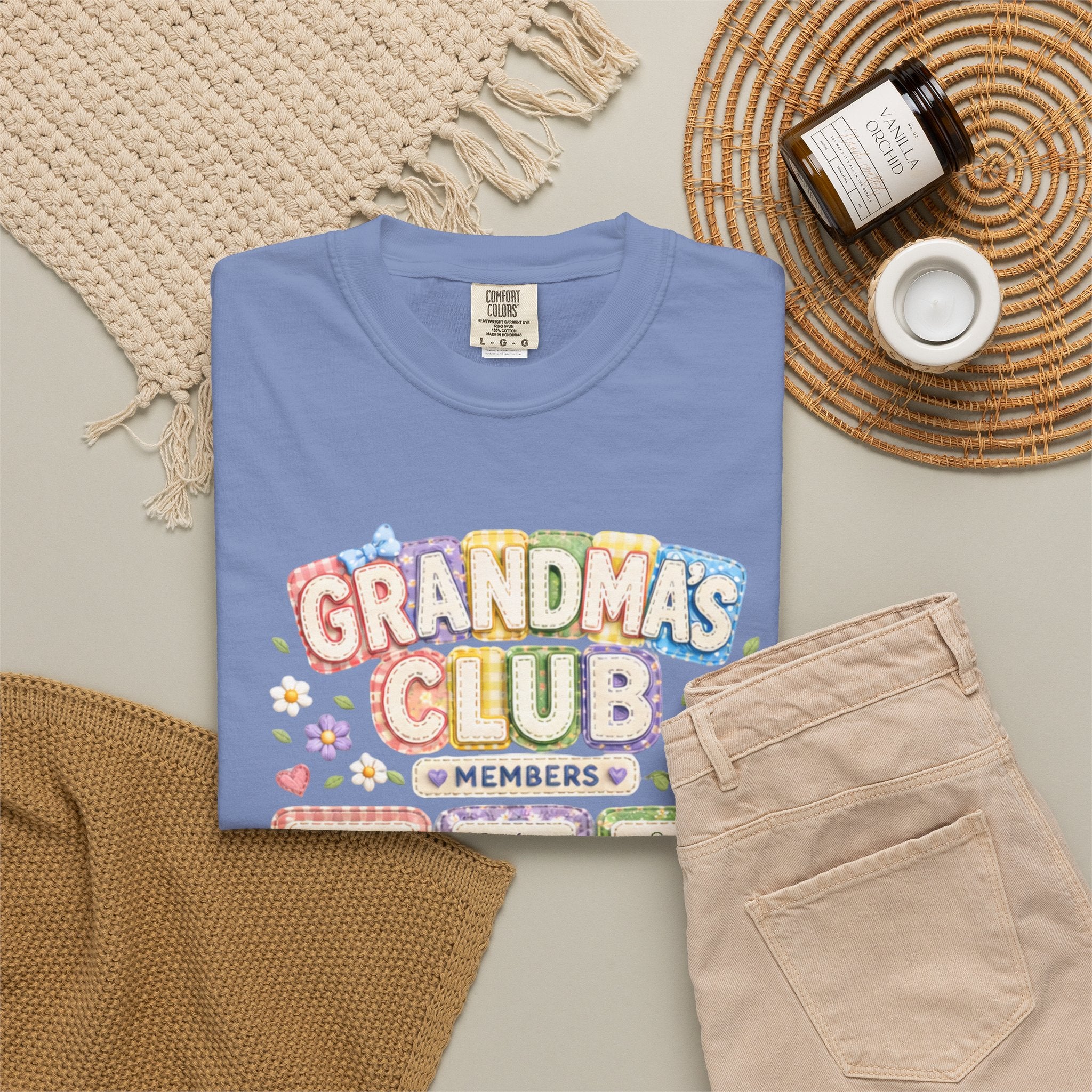 Grandmas Club T-Shirt — Grandma’s Little Loves Graphic Tee