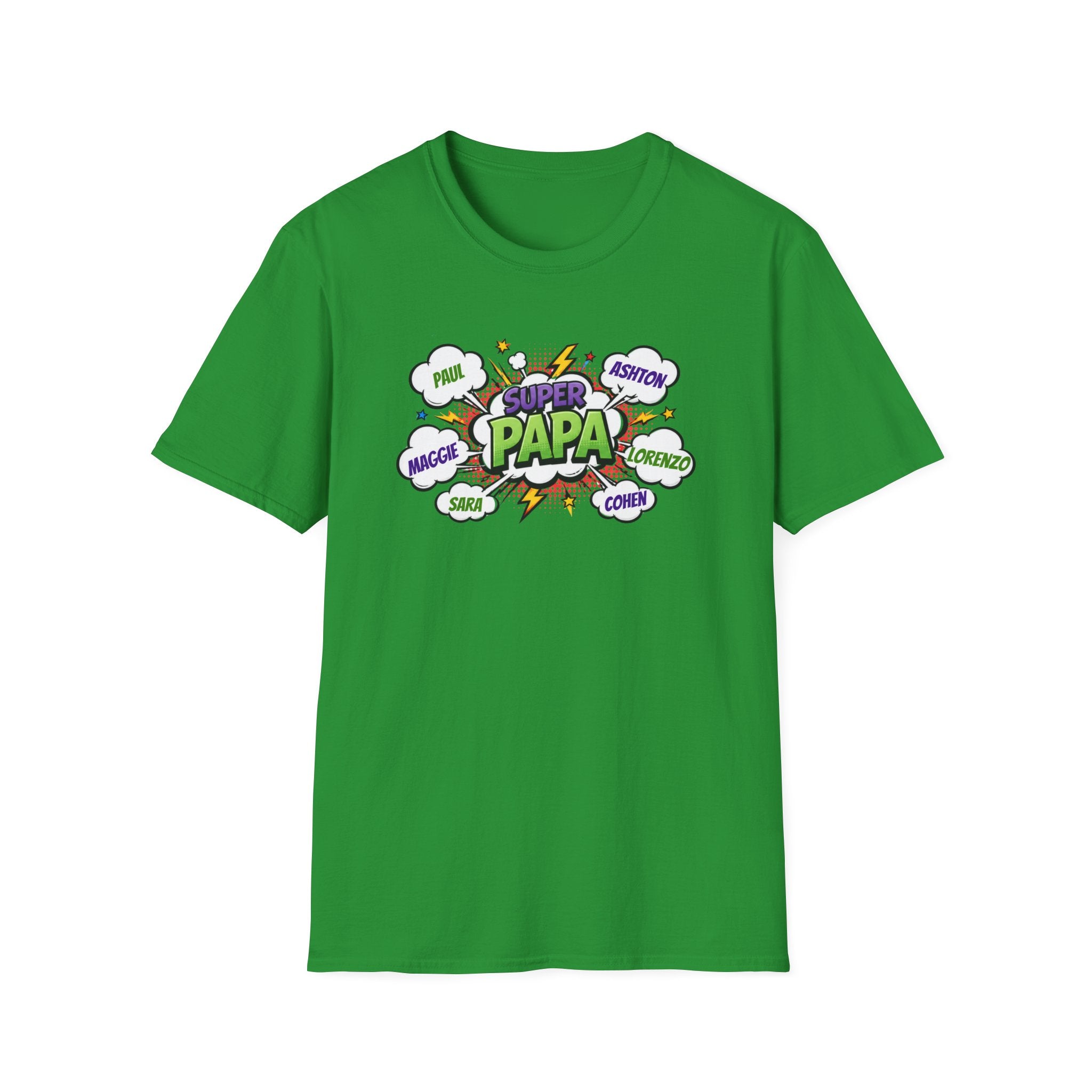 Super Papa Comic T-Shirt — Funny Father’s Day Gift