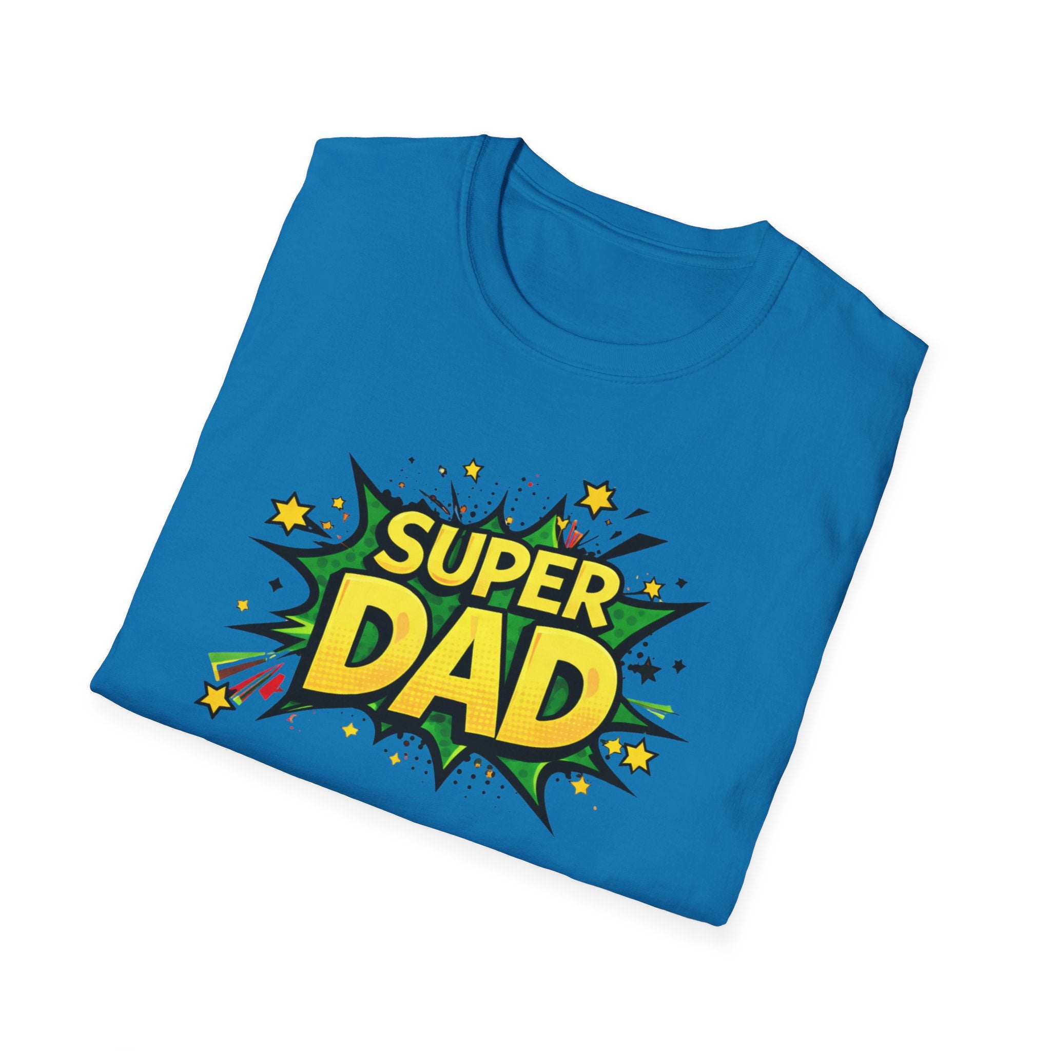 Super Dad Comic-Style T-Shirt — Father's Day Gift Tee