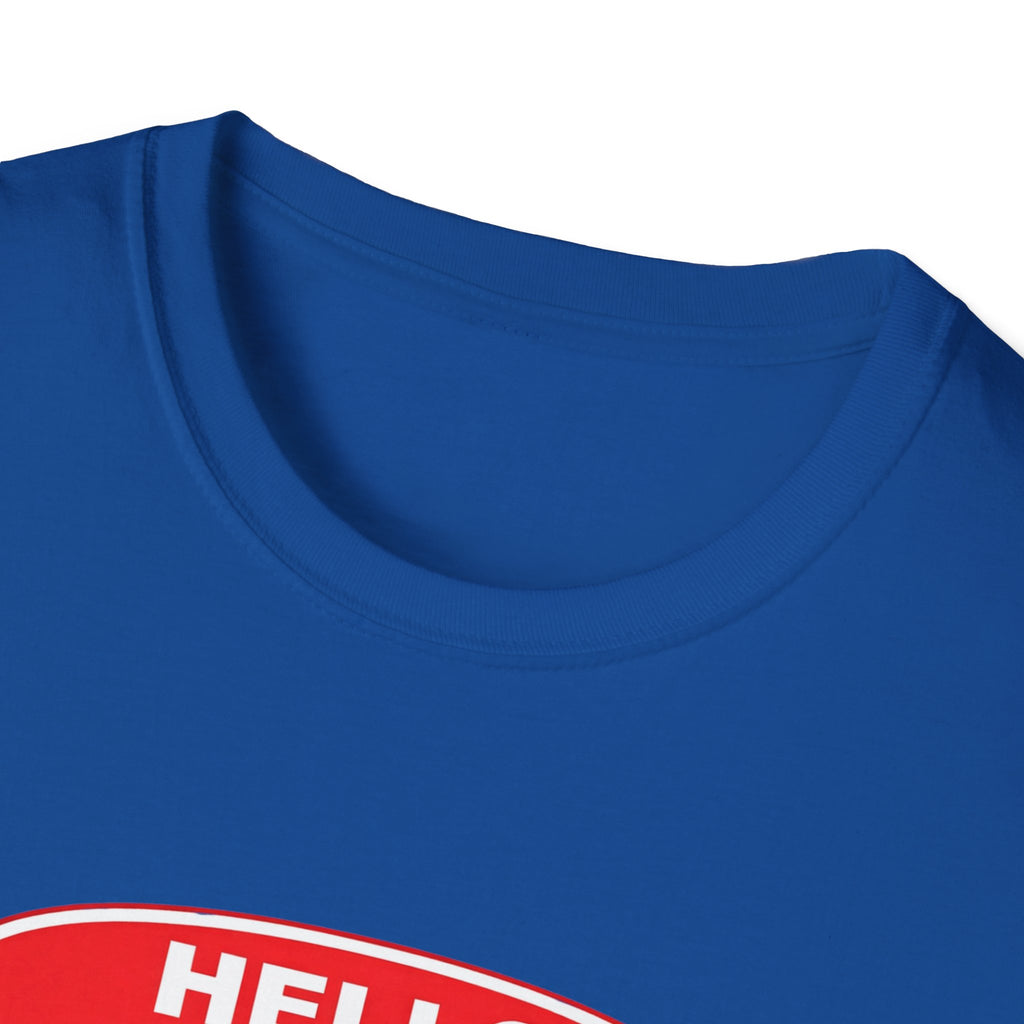 Hello My Name Is Grandpa T-Shirt — Funny Grandpa Name Tag Tee for Father’s Day & New Grandfathers