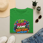 Eat Sleep Game Dad Stuff Repeat T-Shirt