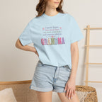 Grandma Floral Lettering T‑Shirt – "I Never Knew How Much Love" Mother's Day Gift