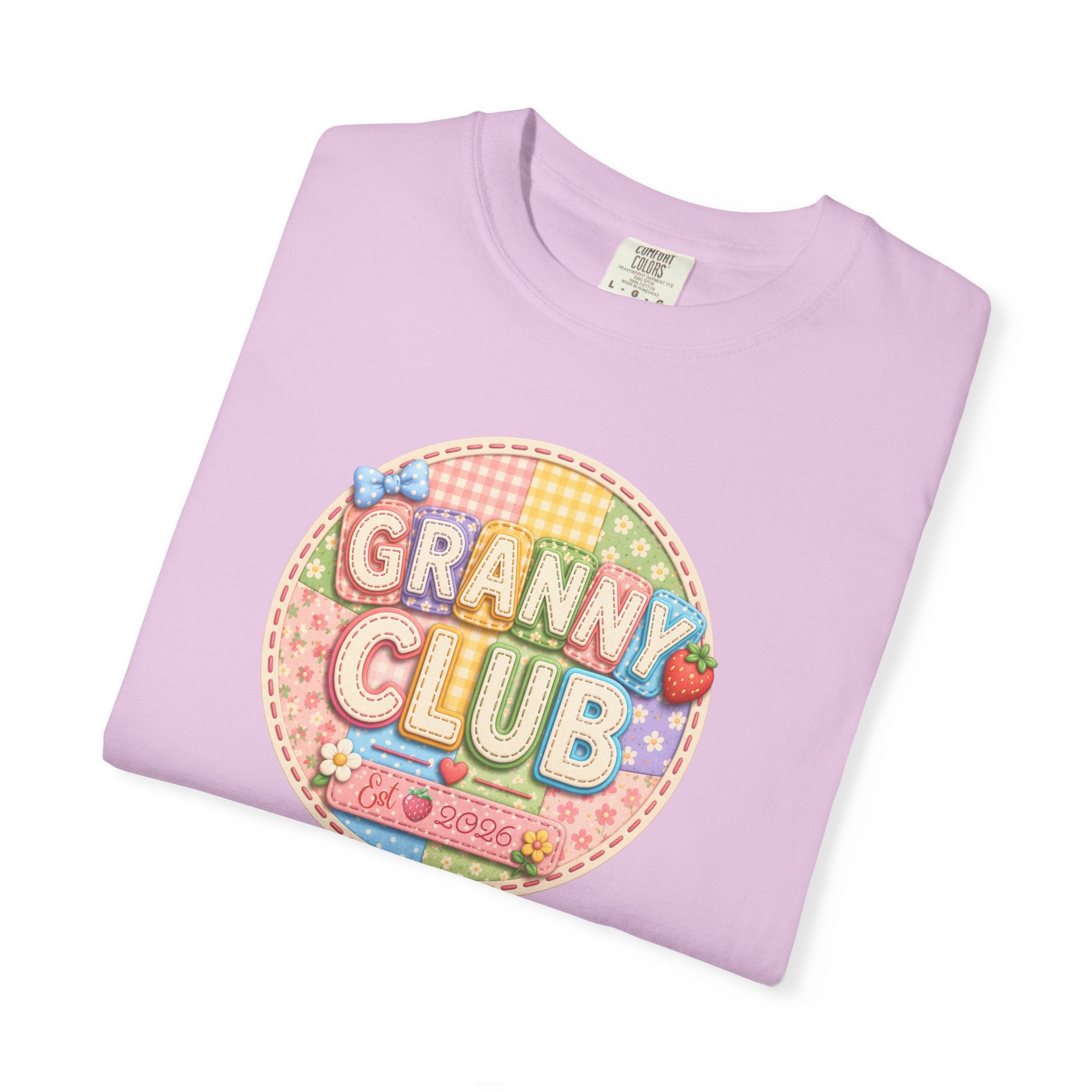 Granny Club Graphic T-Shirt — Retro Candy Patch Design