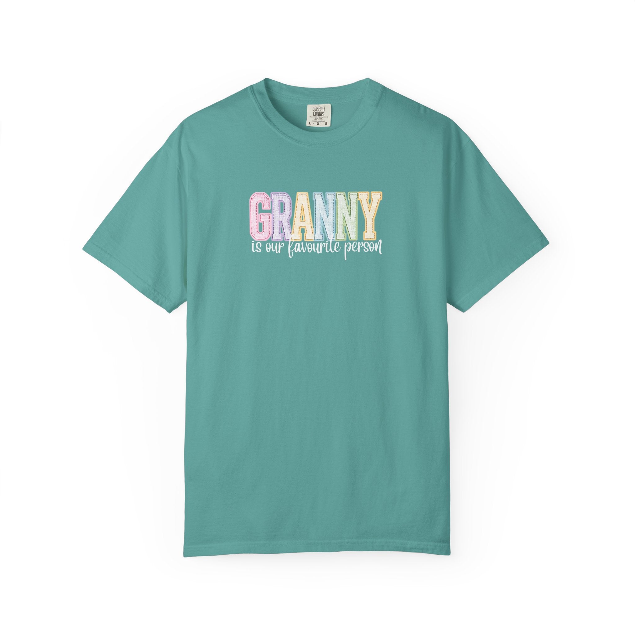 Granny Is Our Favourite Person T-Shirt — Pastel Grandma Gift Tee