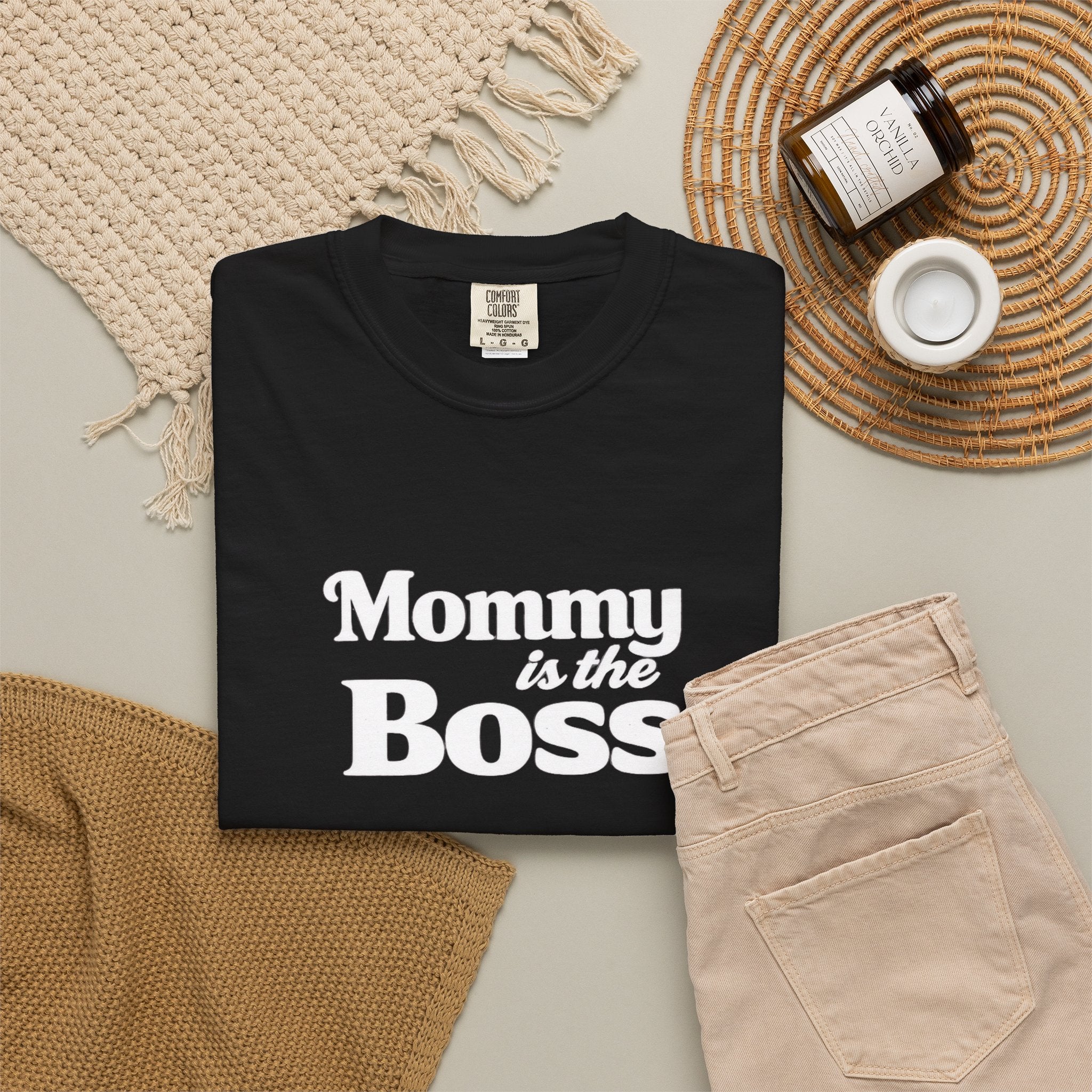 Mommy Is The Boss T-Shirt — Funny Mother's Day Tee for Moms