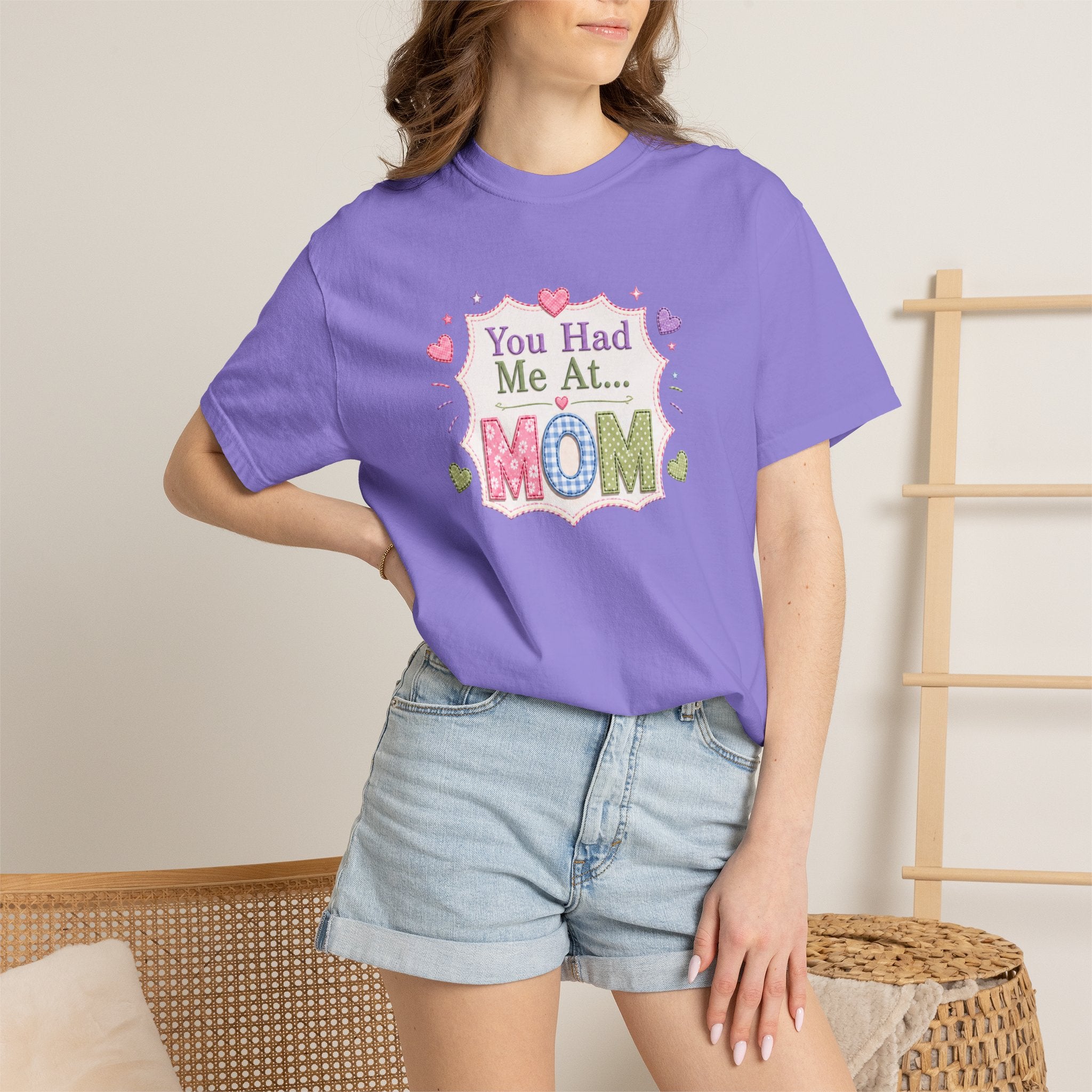 You Had Me at... MOM T-Shirt – Cute Pastel Mother's Day Tee